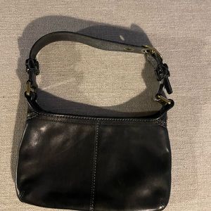 Small black Coach shoulder bag